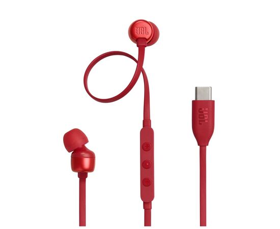 Наушники JBL Tune 310C USB-C Red (JBLT310CRED)