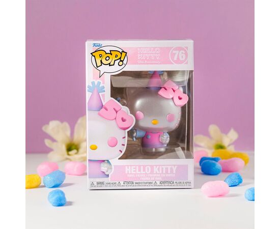 Фигурка Funko Pop серии Sanrio: Hello Kitty - Хелоу Китти с шариком (76090), изображение 2 Фигурка Funko Pop серии Sanrio: Hello Kitty - Хелоу Китти с шариком (76090), изображение 2