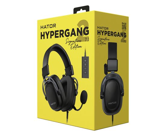 Наушники Hator Hypergang 2 USB 7.1 Titanium Edition (HTA-945), изображение 5 Наушники Hator Hypergang 2 USB 7.1 Titanium Edition (HTA-945), изображение 5