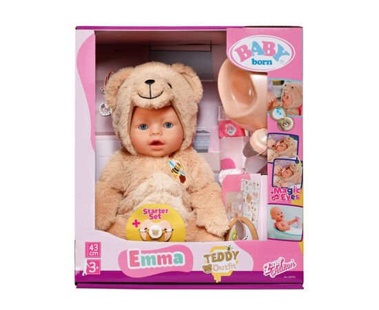 Пупс Zapf Baby Born - Эмма в костюме мишки 43 см (837115), изображение 12