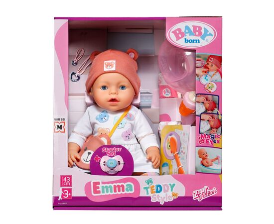 Пупс Zapf Baby Born - Эмма-Тедди 43 см (836651), изображение 7 Пупс Zapf Baby Born - Эмма-Тедди 43 см (836651), изображение 7