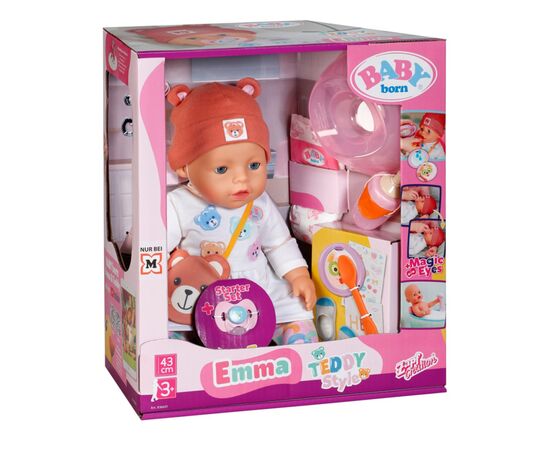 Пупс Zapf Baby Born - Эмма-Тедди 43 см (836651), изображение 8 Пупс Zapf Baby Born - Эмма-Тедди 43 см (836651), изображение 8