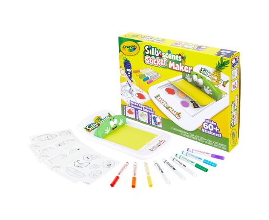 Набор для творчества Crayola Silly Scents Создание ароматных стикеров (74-7261), изображение 2 Набор для творчества Crayola Silly Scents Создание ароматных стикеров (74-7261), изображение 2