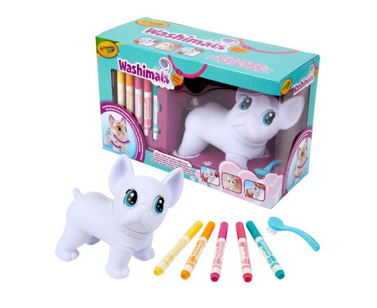 Набор для творчества Crayola Washimals Пес-великан С фломастерами 5 шт (74-0227), изображение 4 Набор для творчества Crayola Washimals Пес-великан С фломастерами 5 шт (74-0227), изображение 4