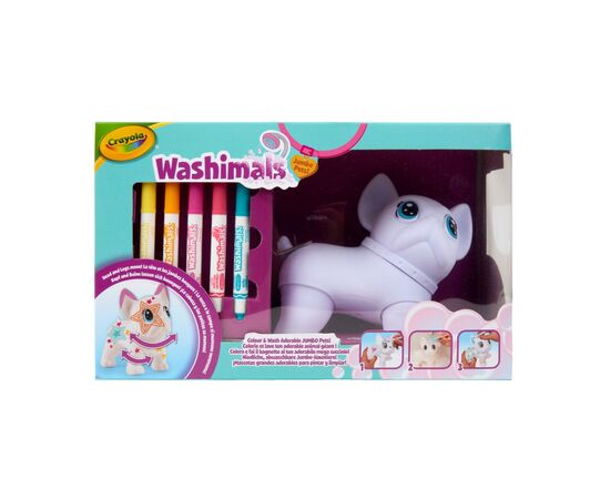 Набор для творчества Crayola Washimals Пес-великан С фломастерами 5 шт (74-0227), изображение 5 Набор для творчества Crayola Washimals Пес-великан С фломастерами 5 шт (74-0227), изображение 5