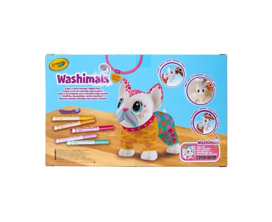 Набор для творчества Crayola Washimals Пес-великан С фломастерами 5 шт (74-0227), изображение 7 Набор для творчества Crayola Washimals Пес-великан С фломастерами 5 шт (74-0227), изображение 7
