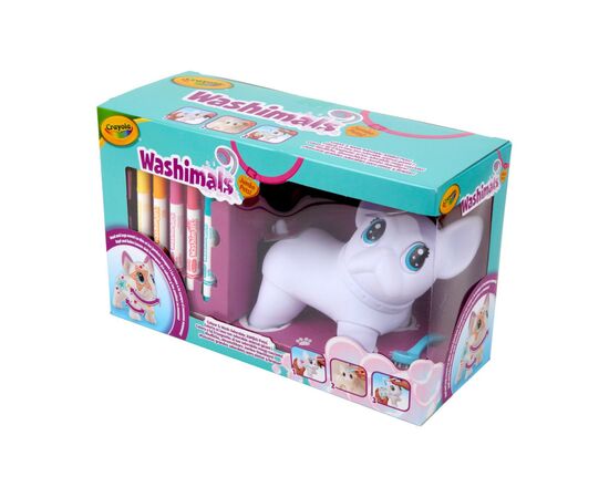 Набор для творчества Crayola Washimals Пес-великан С фломастерами 5 шт (74-0227)
