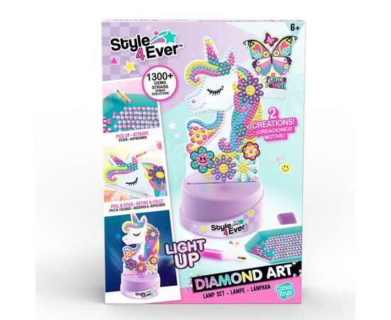 Набор для творчества Canal Toys Style 4 Ever Diamond Art Деко с подсветкой (OFG299), изображение 9 Набор для творчества Canal Toys Style 4 Ever Diamond Art Деко с подсветкой (OFG299), изображение 9