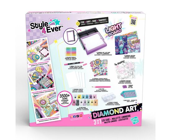 Набор для творчества Canal Toys Style 4 Ever Diamond Art Фабрика с подсветкой (OFG300), изображение 3 Набор для творчества Canal Toys Style 4 Ever Diamond Art Фабрика с подсветкой (OFG300), изображение 3