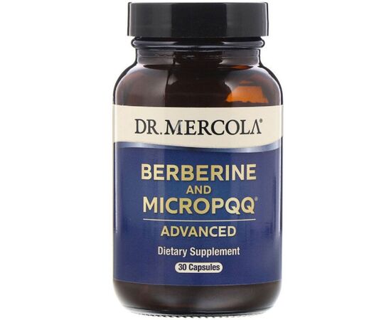 Амінокислота Dr. Mercola Берберин і MicroPQQ, Berberine and MicroPQQ Advanced, 30 кап (MCL-01846)