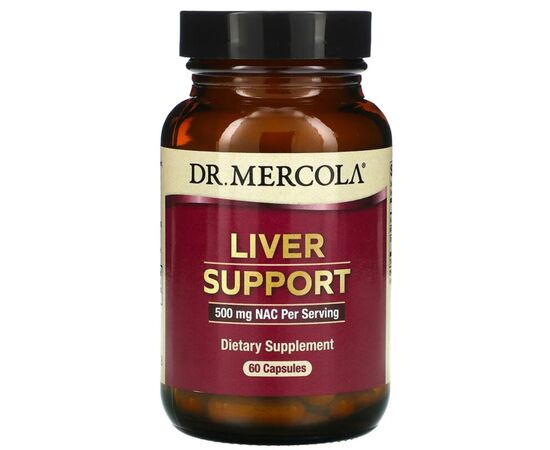 Антиоксидант Dr. Mercola Підтримка Печінки, Liver Support, 60 капсул (MCL-01739)