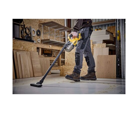 Пылесос строительный DeWALT 18 B XR Li-lon, диаметр шланга 31,8 мм, 21,7 л/с, 1.5 кг (без АКБ и ЗУ) (DCV501LN), изображение 11 Пылесос строительный DeWALT 18 B XR Li-lon, диаметр шланга 31,8 мм, 21,7 л/с, 1.5 кг (без АКБ и ЗУ) (DCV501LN), изображение 11