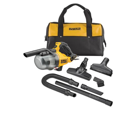 Пылесос строительный DeWALT 18 B XR Li-lon, диаметр шланга 31,8 мм, 21,7 л/с, 1.5 кг (без АКБ и ЗУ) (DCV501LN), изображение 4 Пылесос строительный DeWALT 18 B XR Li-lon, диаметр шланга 31,8 мм, 21,7 л/с, 1.5 кг (без АКБ и ЗУ) (DCV501LN), изображение 4