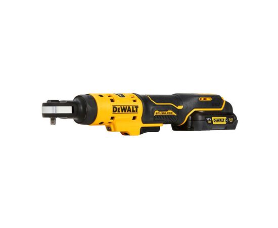 Гайковерт DeWALT угловой 12 В XR Li-lon 3Ah, бесщеточный, 54 Нм (DCF504L1G), изображение 2 Гайковерт DeWALT угловой 12 В XR Li-lon 3Ah, бесщеточный, 54 Нм (DCF504L1G), изображение 2