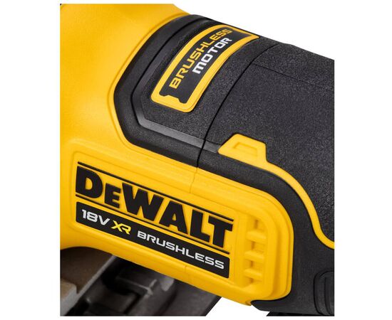 Фрезер DeWALT ламельный, XR Li-Ion 18 В, 8000 об/мин, фрезы 102 мм, TSTAK (без АКБ та ЗП) (DCW682NT), изображение 4 Фрезер DeWALT ламельный, XR Li-Ion 18 В, 8000 об/мин, фрезы 102 мм, TSTAK (без АКБ та ЗП) (DCW682NT), изображение 4