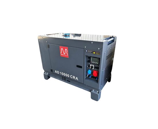 Генератор Metier AD10000CRA дизель, 1/3ф, 3ф-8,0kW, 1ф-7,2kW бак-25л, эл.старт (AD10000CRA)