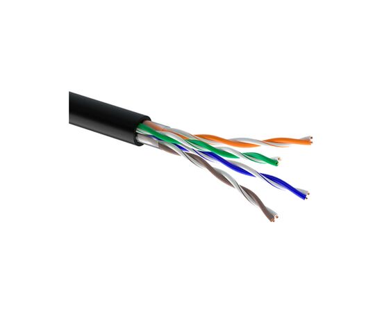 Кабель мережевий OK-Net UTP 305м cat.5e зовнішній (U/UTP-cat.5Е) (КПП-ВП (100) 4*2*0,51)