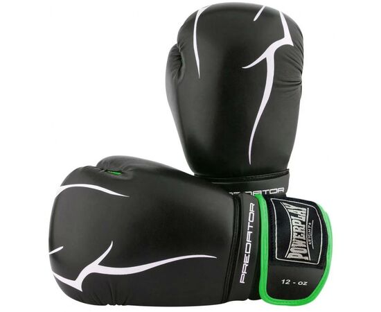 Боксерские перчатки PowerPlay 3018 14oz Black/Green (PP_3018_14oz_Black/Green), изображение 6 Боксерские перчатки PowerPlay 3018 14oz Black/Green (PP_3018_14oz_Black/Green), изображение 6