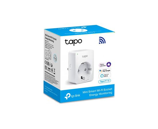 Умная розетка TP-Link Tapo P110, изображение 3 Умная розетка TP-Link Tapo P110, изображение 3