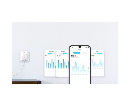 Умная розетка TP-Link Tapo P110, изображение 6 Умная розетка TP-Link Tapo P110, изображение 6