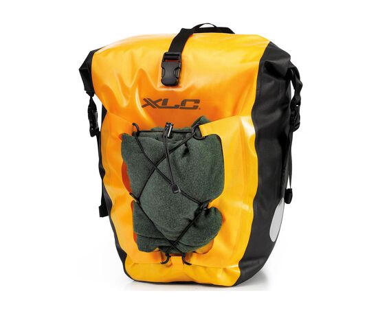 Велосумка на багажник XLC Комплект 2 шт 21 x 18 x 46 см Yellow (2501770602), изображение 4 Велосумка на багажник XLC Комплект 2 шт 21 x 18 x 46 см Yellow (2501770602), изображение 4