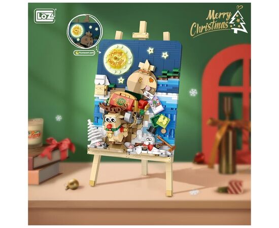 Конструктор LOZ mini Sleigh car без фигурок (1282), изображение 2 Конструктор LOZ mini Sleigh car без фигурок (1282), изображение 2