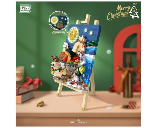 Конструктор LOZ mini Sleigh car без фигурок (1282), изображение 3 Конструктор LOZ mini Sleigh car без фигурок (1282), изображение 3