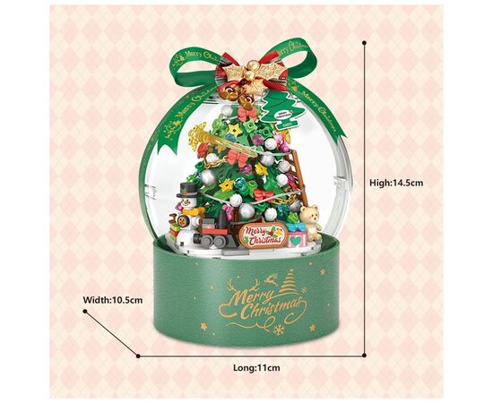 Конструктор LOZ mini Рождественская елка без фигурок (1304), изображение 3 Конструктор LOZ mini Рождественская елка без фигурок (1304), изображение 3