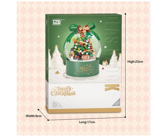 Конструктор LOZ mini Рождественская елка без фигурок (1304), изображение 4 Конструктор LOZ mini Рождественская елка без фигурок (1304), изображение 4