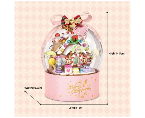 Конструктор LOZ mini Конфетный домик без фигурок (1305), изображение 3 Конструктор LOZ mini Конфетный домик без фигурок (1305), изображение 3