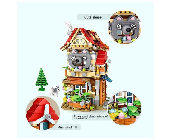 Конструктор LOZ mini Лесная хижина (1225), изображение 3 Конструктор LOZ mini Лесная хижина (1225), изображение 3