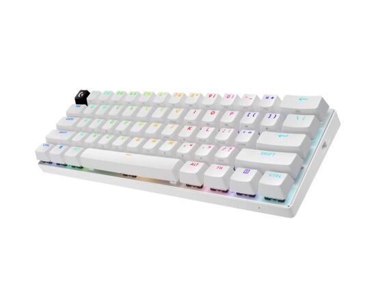 Клавиатура Logitech G Pro X 60 Lightspeed GX Tactile Wireless/Bluetooth UA White (920-011930), изображение 3 Клавиатура Logitech G Pro X 60 Lightspeed GX Tactile Wireless/Bluetooth UA White (920-011930), изображение 3