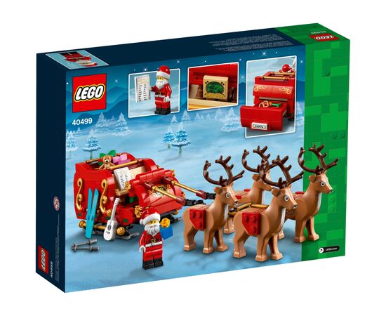 Конструктор LEGO Iconic Санчата Санты (40499), изображение 3 Конструктор LEGO Iconic Санчата Санты (40499), изображение 3