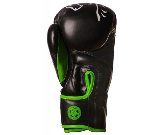 Боксерские перчатки PowerPlay 3018 10oz Black/Green (PP_3018_10oz_Black/Green), изображение 3 Боксерские перчатки PowerPlay 3018 10oz Black/Green (PP_3018_10oz_Black/Green), изображение 3