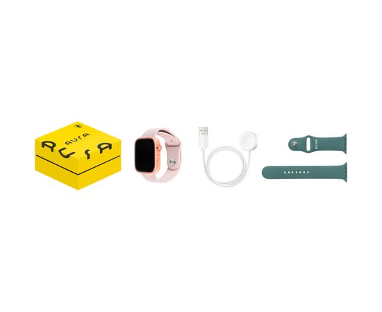 Смарт-часы AURA X1 Pro 44mm Pink (SWAX144P), изображение 5 Смарт-часы AURA X1 Pro 44mm Pink (SWAX144P), изображение 5