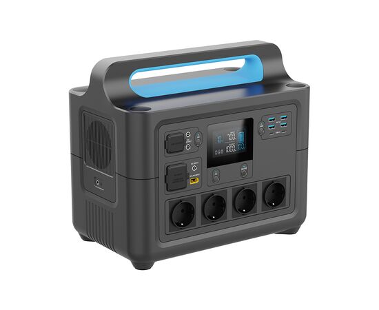 Зарядная станция PowerPlant HS1000 1800W, 1024Wh (PB930845), изображение 2 Зарядная станция PowerPlant HS1000 1800W, 1024Wh (PB930845), изображение 2