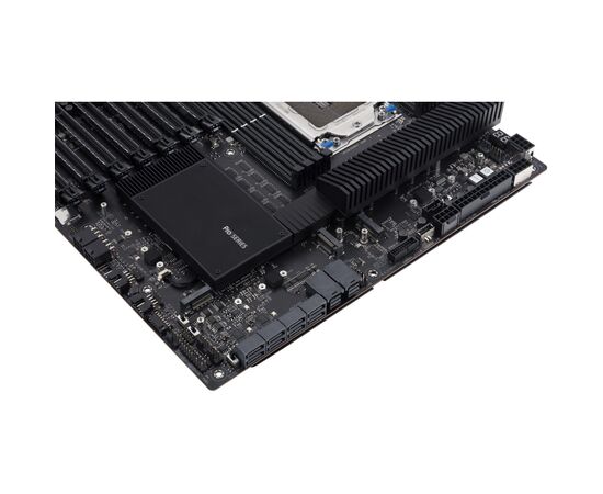 Серверная материнская плата ASUS PRO WS WRX80E-SAGE SE WIFI sWRX8 WRX80 8xDDR4 M.2 WiFi BT EATX (90MB1590-M0EAY0), изображение 6 Серверная материнская плата ASUS PRO WS WRX80E-SAGE SE WIFI sWRX8 WRX80 8xDDR4 M.2 WiFi BT EATX (90MB1590-M0EAY0), изображение 6