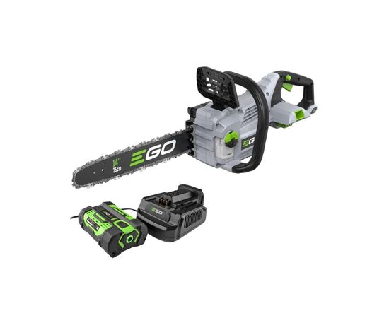 Цепная пила EGO CS1411E KIT, 56В, шина 35см, 52лан, 3/8P, 1,1мм, акум. 2,5Ah + ЗП (F840022016)