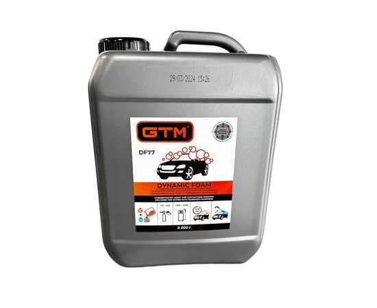 Средство для моек высокого давления GTM активная пена 5кг (разведение 1:9-1:12) Dynamic Foam (DF77-5), изображение 2 Средство для моек высокого давления GTM активная пена 5кг (разведение 1:9-1:12) Dynamic Foam (DF77-5), изображение 2