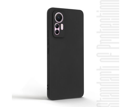 Чохол до мобільного телефона Armorstandart Matte Slim Fit Xiaomi 12 Lite 5G Camera cover Black (ARM62903), зображення 2
