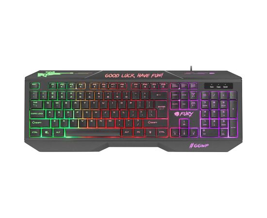 Клавиатура Fury Hellfire 2 LED Backlight USB Black (NFU-1586)