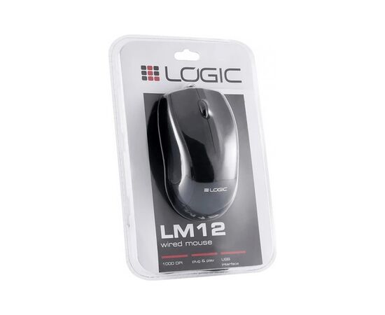 Мишка Logic concept LM-12 USB Black (M-LC-LM12), зображення 6 Мишка Logic concept LM-12 USB Black (M-LC-LM12), зображення 6