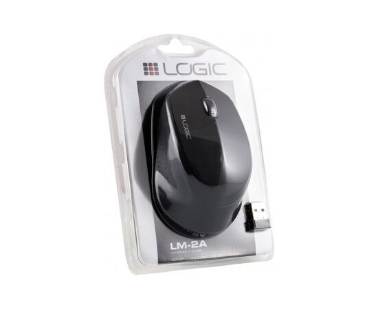 Мишка Logic concept LM-2A Wireless Black (M-LC-LM2A), зображення 5 Мишка Logic concept LM-2A Wireless Black (M-LC-LM2A), зображення 5