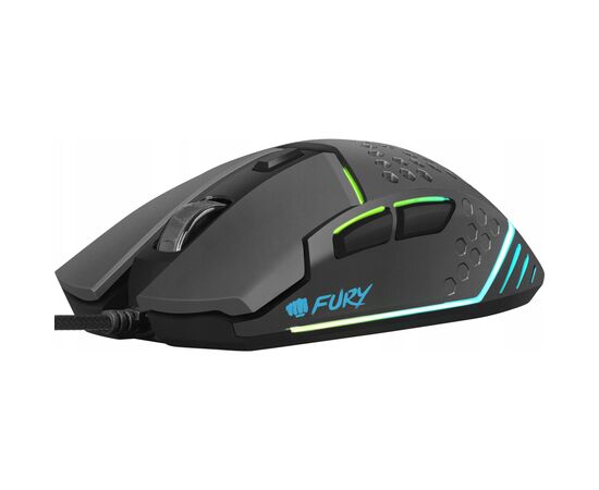 Мышка Fury Battler USB Black (NFU-1654), изображение 2 Мышка Fury Battler USB Black (NFU-1654), изображение 2