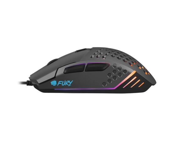 Мышка Fury Battler USB Black (NFU-1654), изображение 3 Мышка Fury Battler USB Black (NFU-1654), изображение 3
