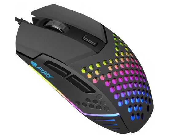 Мышка Fury Battler USB Black (NFU-1654), изображение 4 Мышка Fury Battler USB Black (NFU-1654), изображение 4