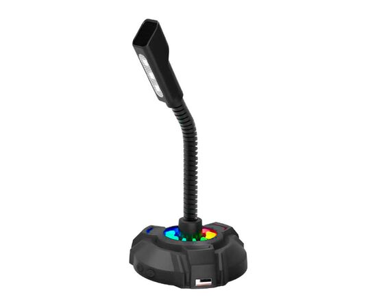 Мікрофон HP DHP-1100C RGB backlit 3.5мм+USB Black (DHP-1100C)