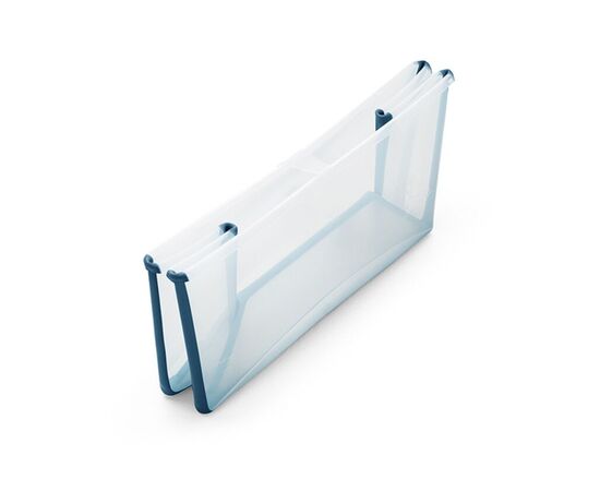 Ванночка Stokke Flexi Bath XL Складная Прозрачная Синяя (535902), изображение 3 Ванночка Stokke Flexi Bath XL Складная Прозрачная Синяя (535902), изображение 3