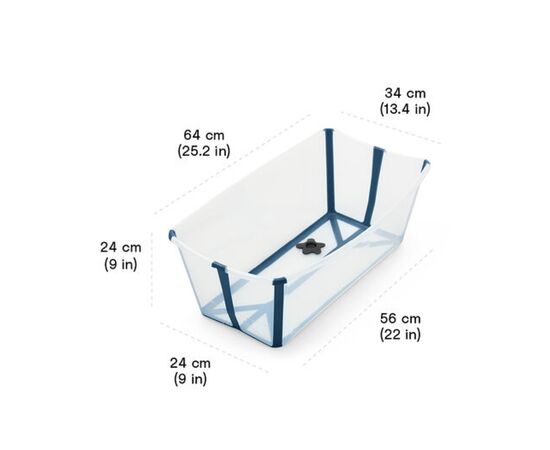 Ванночка Stokke Flexi Bath Складная Белая (531901), изображение 6 Ванночка Stokke Flexi Bath Складная Белая (531901), изображение 6