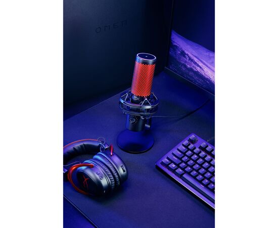 Мікрофон HyperX QuadCast 2 Black (872V1AA), зображення 12 Мікрофон HyperX QuadCast 2 Black (872V1AA), зображення 12
